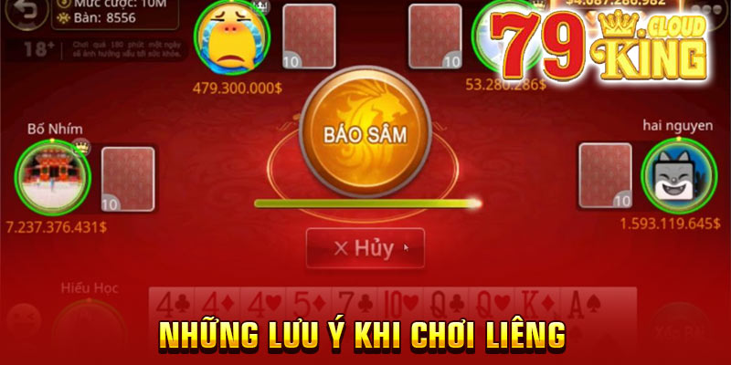 Lưu ý khi chơi Liêng - Thông tin quan trọng không nên bỏ qua