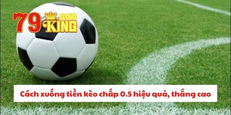 Cách xuống tiền kèo chấp 0.5 hiệu quả, thắng cao