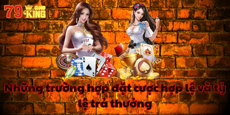 Các cửa đặt và tỷ lệ trả thưởng cho trò chơi Sicbo